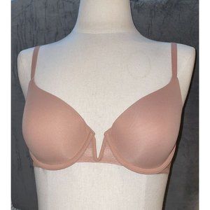 Wolford Straight Laced Demi Cup Bra  Size: 85C USA 38C Color: Mocha 61419 - 15